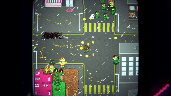 Ook deze zombiegame in eightiesgraphics is een vers verzinsel.