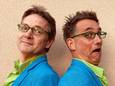 Eric Broeckx als Rik en Koen Geenen als Raf in huiskamertheaterstuk 'LiveYourLife! seizoen 2'.