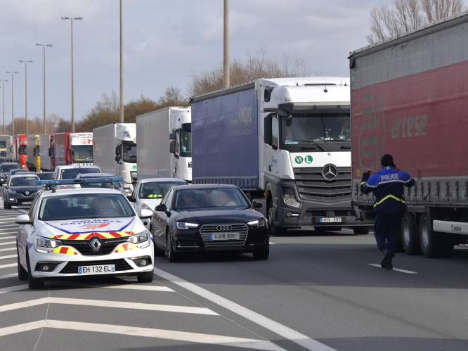 File tot in Veurne door stiptheidsacties Franse douaniers