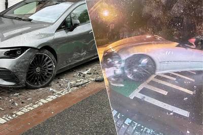 Bestuurder crasht ‘s nachts tegen Mercedes in Sint-Martens-Latem en slaat op de vlucht: “Wie heeft mijn auto beschadigd?”