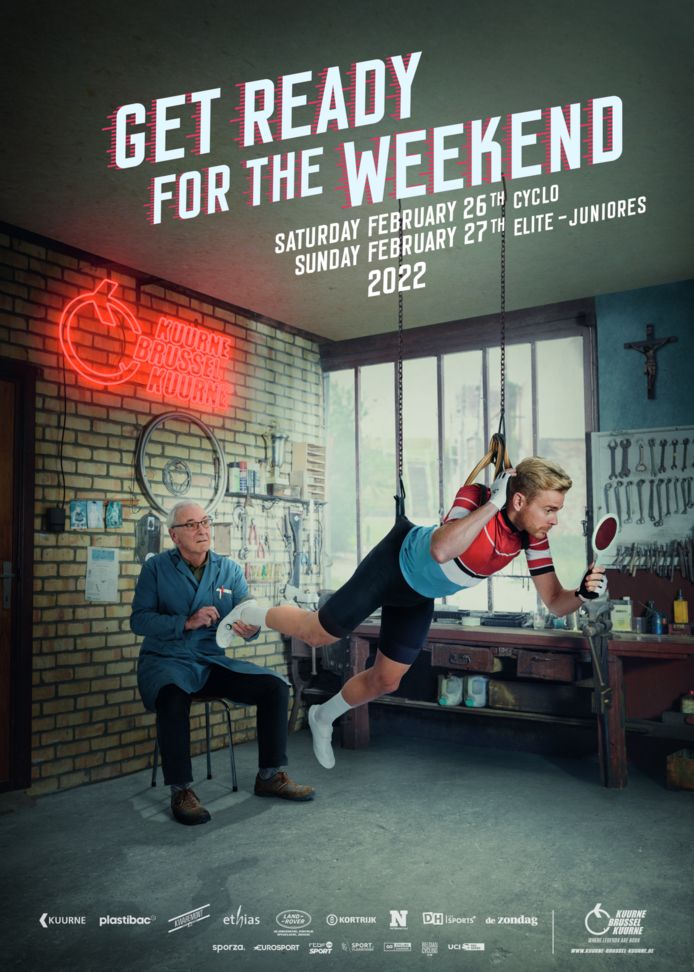 Julien Vermote prijkt op de affiche van Kuurne Brussel Kuurne.