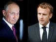 Vladimir Poutine et Emmanuel Macron