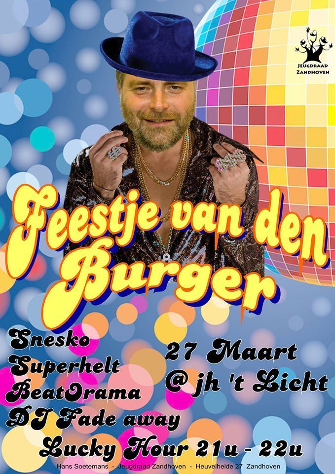 Burgemeester als rapper op affiche fuif | Zandhoven | hln.be