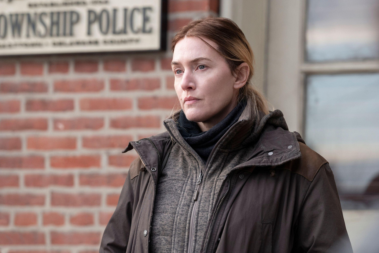 Kate Winslet in de nieuwe HBO-reeks 'Mare of Easttown' (2021).  Beeld Alamy Stock Photo