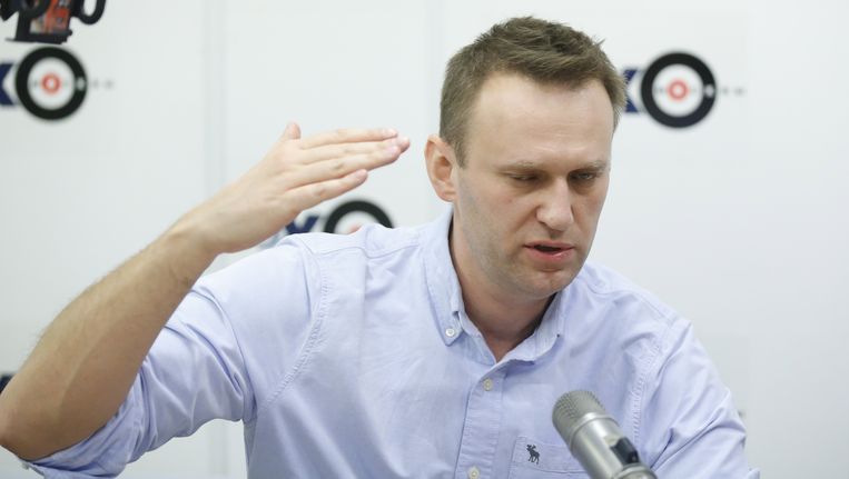 De Russische oppositieleider Navalny noemt Medvedev 'een van de rijkste en meest corrupte' personen in Rusland Beeld epa