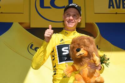 Froome herovert geel: Hoorde dat Aru achter lag