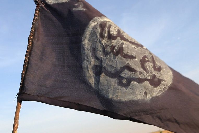 De vlag van Boko Haram
 Beeld afp