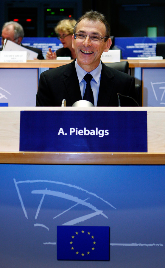 Le commissaire européen au développement, Andris Piebalgs