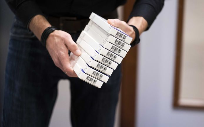 Foto ter illustratie: de coronazelftest kost rond de 3 euro per stuk.