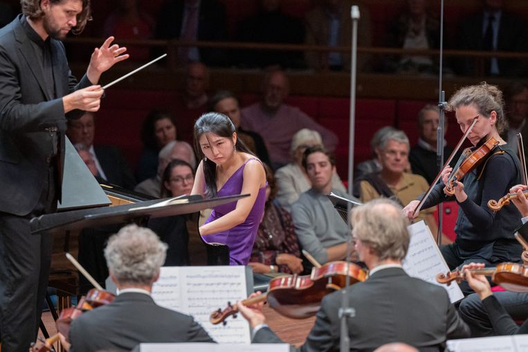 Yeon-Min Park, winner of the audience award, during the final of Liszt Utrecht 2022. Image Allard Willemse