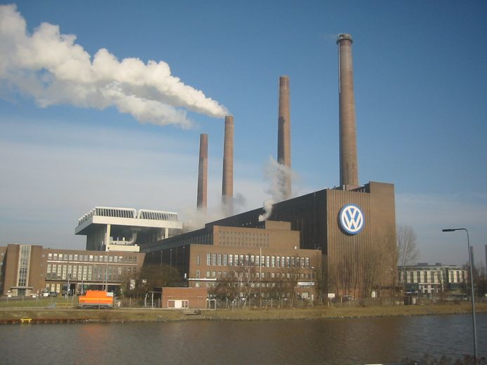 De Volkswagenfabriek in Wolfsburg.