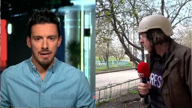Robin Ramaekers brengt verslag uit tijdens bombardement in Charkiv: “Mensen zijn doodsbang”