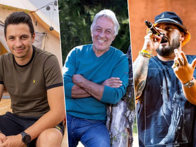 Zwangere Guy en Eddy en Junior Planckaert op opening van nieuwe tattoo-shop Cirusso