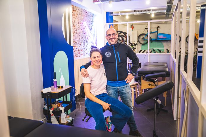 Christophe De Smet (41) en Laura Berteloot (33) hebben op de Brabantdam drie zaken in één.