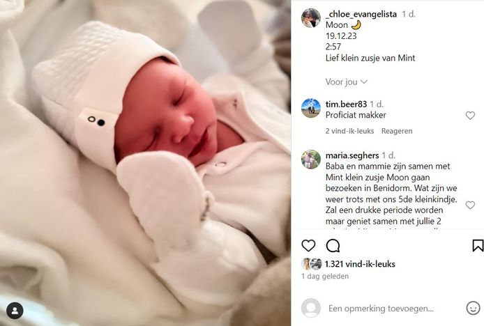 Blind Married's Lenny and Expedition Robinson's Chloe welcome their daughter