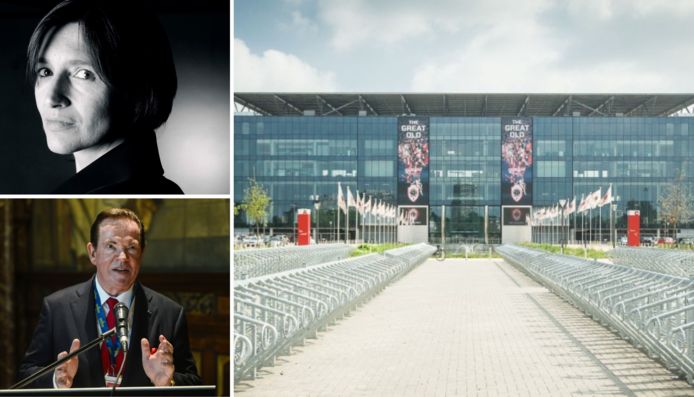 Tania Mintjens, Paul Gheysens en het Bosuilstadion