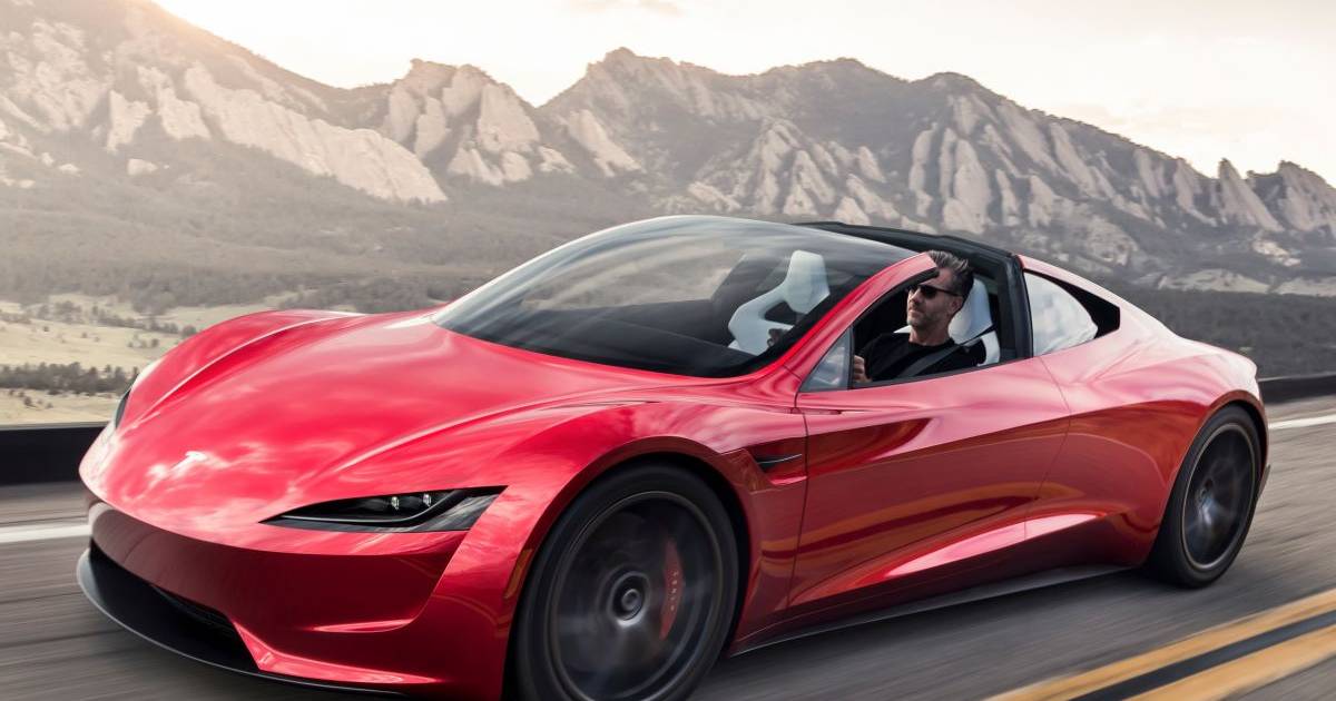 Tesla Roadster binnen 1,5 seconden naar 100 km/h door raketmotoren' Auto AD.nl