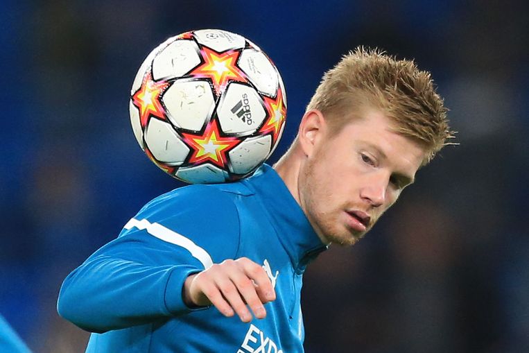 Kevin De Bruyne testte positief na de wedstrijd tegen Wales.  Beeld AFP