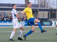 Sam Schoeman (hier op archiefbeeld tegen De Merino's) zorgde voor de winnende goal bij VRC.