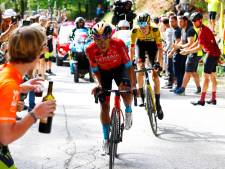 Klimtalent Gijs Leemreize grijpt net naast ritzege, ploegmaat Koen Bouwman steviger in bergtrui
