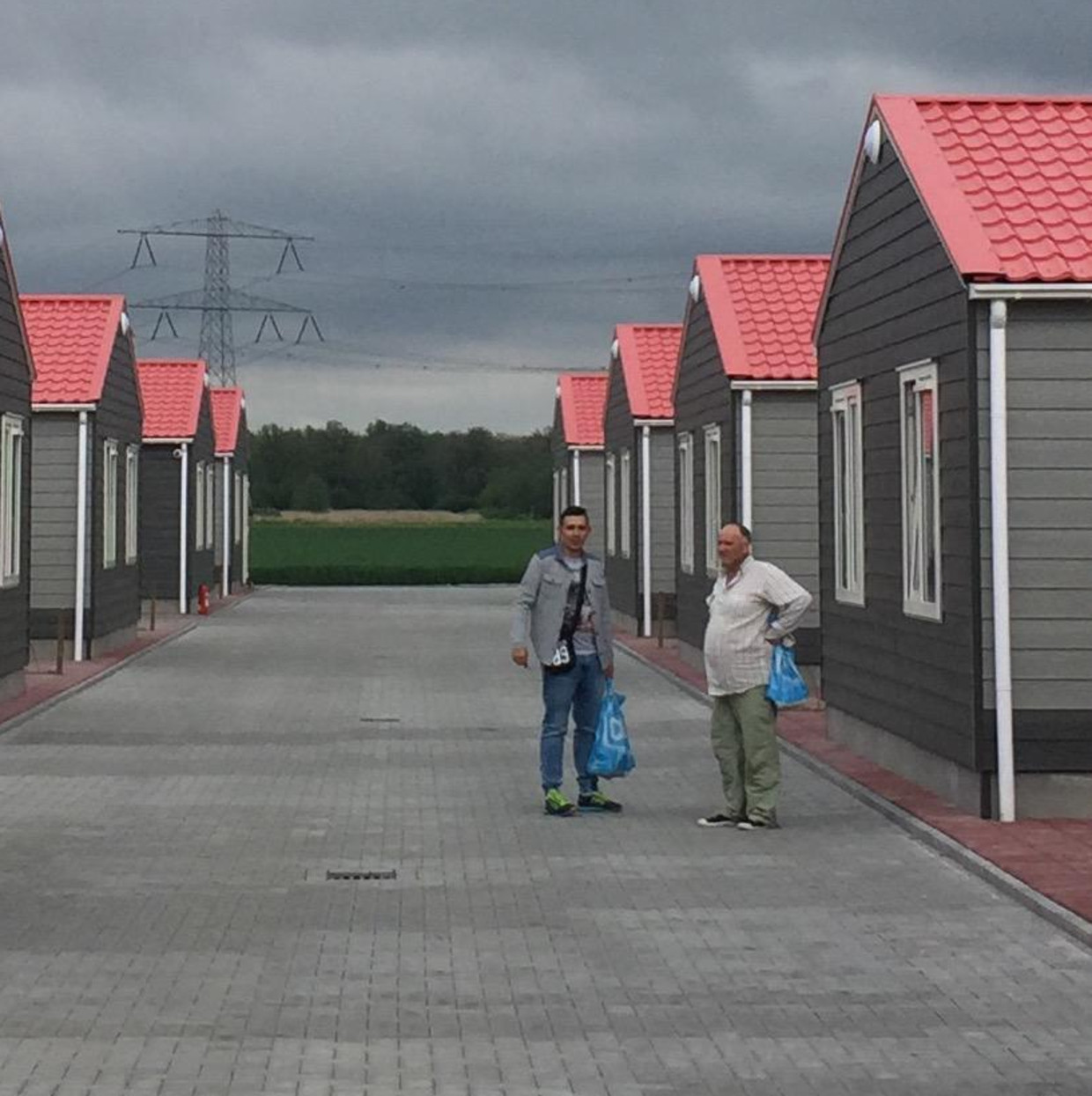 Het complex voor arbeidsmigranten telt in totaal 148 huizen. Beeld  