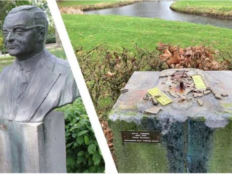 Bronzen borstbeeld Harrie Jansen uit park Schijndel gestolen