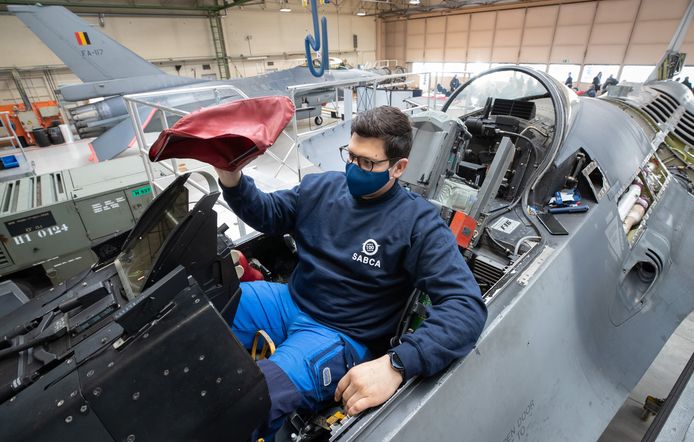 Het Belgische luchtvaartbedrijf Sabca grijpt na het beroep van een concurrerend bedrijf naast het contract van de Amerikaanse overheid voor het onderhoud van de 80 Amerikaanse F-16's op Europese bodem. Archiefbeeld.