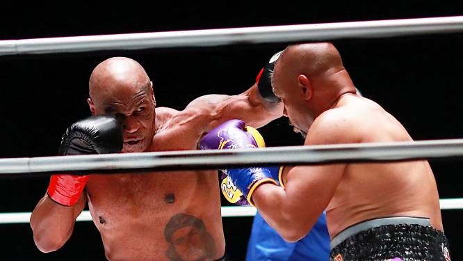 Bokslegende Tyson laat Jones bij rentree naar adem snakken