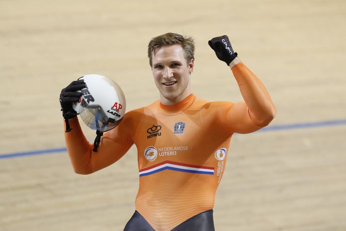 Jeffrey Hoogland prolongeert zijn Europese titel.