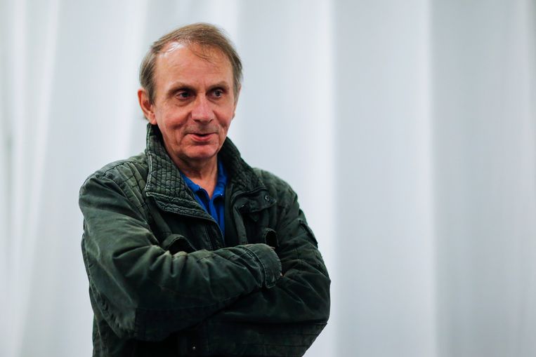 Michel Houellebecq in 2017 Beeld AFP