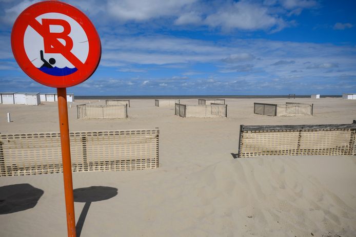Het strand van Knokke.