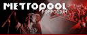 Het logo van Poppodium Metropool.