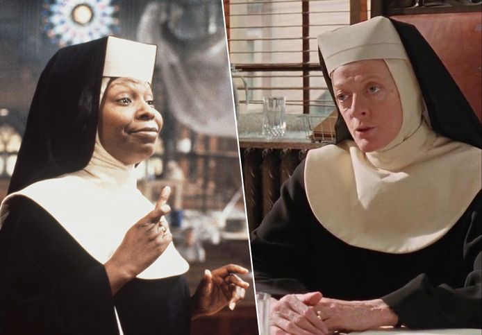 Whoopi Goldberg en Maggie Smith in 'Sister Act'
