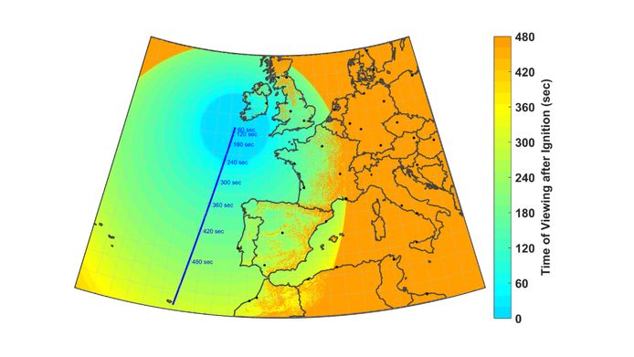 The launch can also be seen in our country.  Virgin Orbit itself shared these visibility maps.