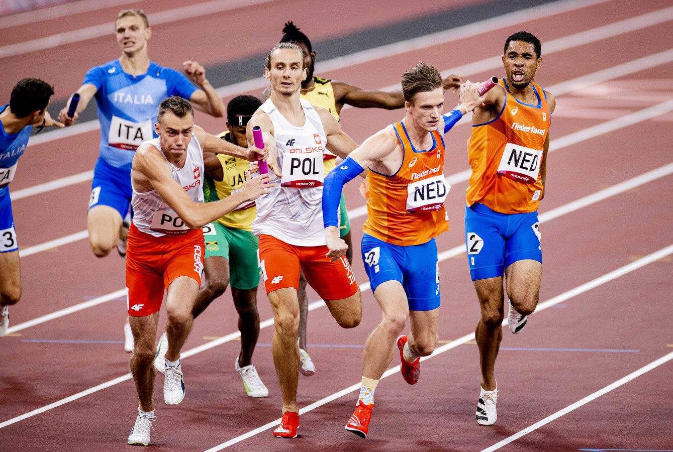 Estafettemannen stralen na stunt met zilver: 'Al mijn ...