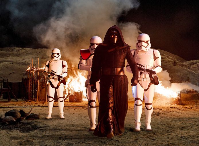 Beeld uit 'Star Wars: The Force Awakens' uit 2015.