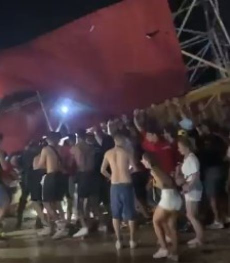 Dode en tientallen gewonden door zandstorm op Spaans muziekfestival