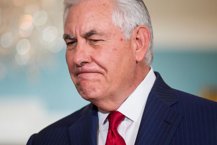 Amerikaans buitenlandminister Rex Tillerson.