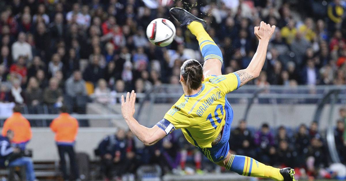 but zlatan bicyclette