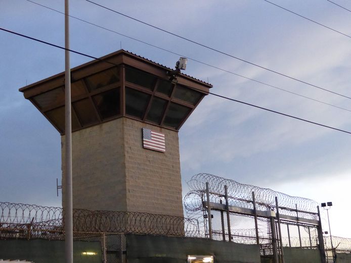 De omstreden Amerikaanse gevangenis van Guantanamo Bay in Cuba.