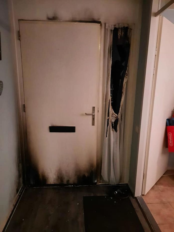 Schade in de woning.