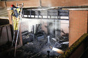 De brand heeft grote schade aan de woning veroorzaakt.