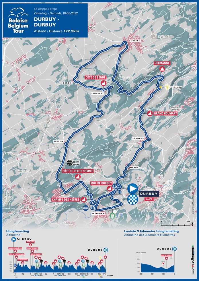 baloise belgium tour parcours brussel