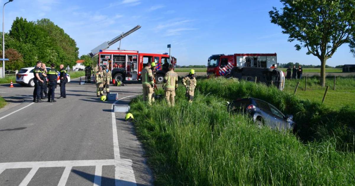 Twee gewonden bij ongeluk op de Beoostenblijsestraat in Axel.