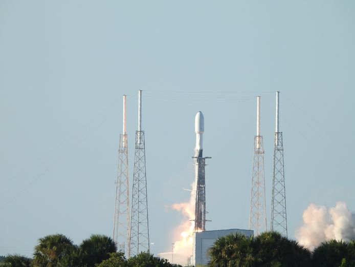 De Zuid-Koreaanse sonde is gelanceerd door een Falcon 9-draagraket van ruimtevaartbedrijf SpaceX.