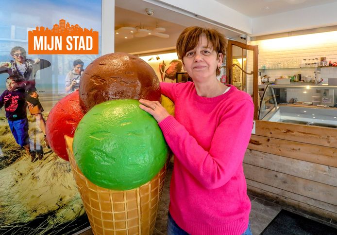 Tania Clarys baat in Nieuwpoort-Stad bed and breakfast De Arend én ijssalon Cornet de la Mer uit.