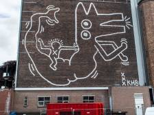 Muurschildering Keith Haring in West wordt gerestaureerd
