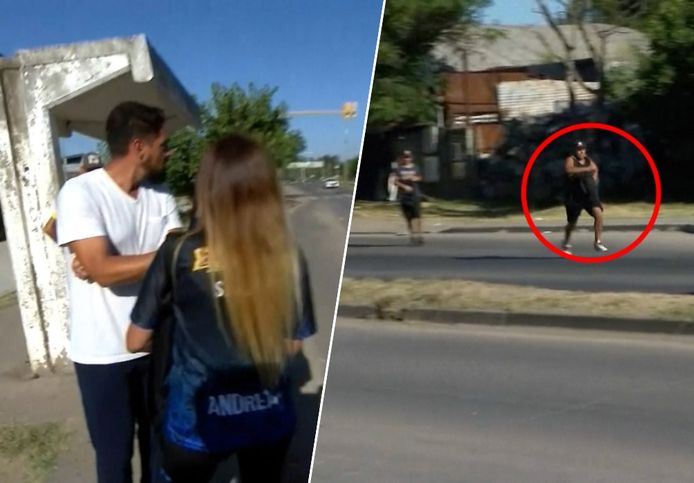 Una troupe televisiva argentina è testimone dal vivo di una rapina ai danni dei passeggeri di un autobus