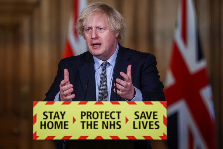 Er is veel kritiek gekomen op het coronabeleid van de Britse regering.  Beeld REUTERS