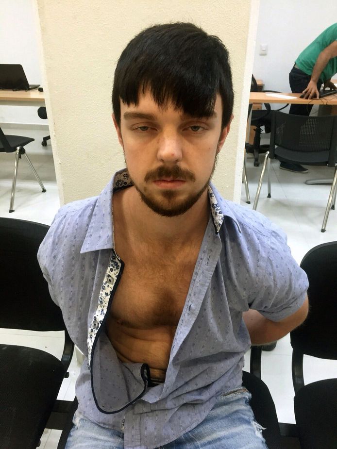 Ethan Couch bij zijn aanhouding door de Mexicaanse politie in december 2015.